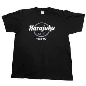 Hardrock Tokyo City T-Shirt Mens L Graphic Print Crew Neck Short‎ Sleeve Japan
